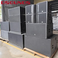 Subwoofer puissant double de 21 pouces avec haut-parleur de 21 pouces pour système de sonorisation de concert en plein air, double subwoofer de 21 pouces