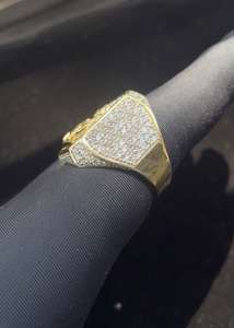 Anillo Jude de Diamantes de Alta Gama, Joyería Masculina Elaborada en Plata de Ley 925 con Calidad Resistente al Óxido, Anillo de Moda Hip Hop Personalizado - Product Image 4