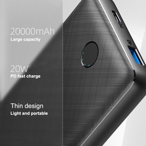 Batteries externes universelles de voyage à charge rapide de haute qualité 20000 mAh, station d'alimentation pour téléphone portable - Product Image 5