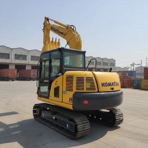 Mini-excavatrice sur chenilles Komatsu Pc60 de 6 tonnes d'occasion, machine d'origine japonaise, excavatrice Komatsu CE/EPA en stock - Product Image 1