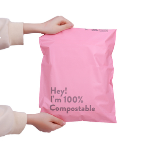 Bolsa de correo reutilizable biodegradable con logotipo personalizado, bolsa reciclable compostable para ropa o <span class=keywords><strong>embalaje</strong></span> exprés - Product Image 5