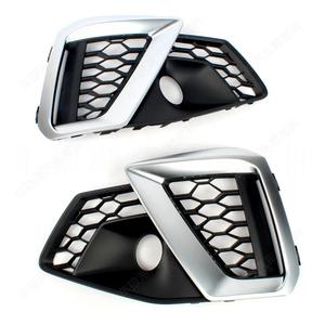 กรอบไฟตัดหมอกสีเงิน ABS สำหรับ Audi A4 ปี 2020  ครอบกระจังหน้าล่าง  รุ่น 8W0807682AM 8W0807681AM - Product Image 2