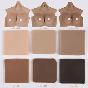 URCHOICE Drag Queen Placas de pecho <span class=keywords><strong>Pechos</strong></span> de <span class=keywords><strong>silicona</strong></span> <span class=keywords><strong>baratos</strong></span> Travesti Formas de pecho Copa D <span class=keywords><strong>Pechos</strong></span> falsos artificiales con brazos Shemale - Product Image 2