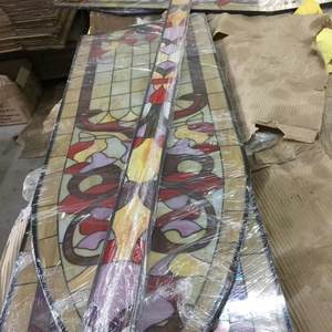 Verre Tiffany Européen Personnalisé Direct Usine, Motif Plat 3mm d'Épaisseur pour Entrée, Chambre, Décoration Industrielle et Médicale - Product Image 4