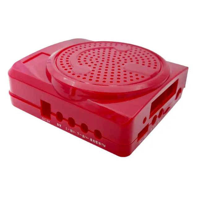 Custom injection plastic parts ABS Plastic Waterproof Electrical Enclosure for loud speaker