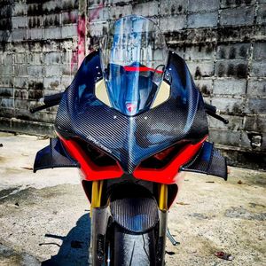 Alerón de Fibra de Carbono para Ducati Panigale V4 V4S V4R 2018-2025, Carenado Aerodinámico para Motocicleta - Product Image 3