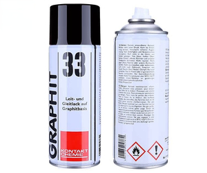 Graphite 33 Revêtement en graphite Revêtement <span class=keywords><strong>semi</strong></span>-<span class=keywords><strong>conducteur</strong></span> Revêtement de blindage en graphite Lubrifiant <span class=keywords><strong>conducteur</strong></span> Allemagne 200ML - Product Image 3