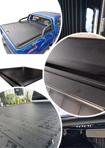 Cubierta Retráctil Manual para Camioneta Chevy Silverado <span class=keywords><strong>EV</strong></span> <span class=keywords><strong>2024</strong></span>, Persianas Enrollables de Aluminio Plegables N-Lock, Impermeables y Antirrobo - Product Image 5