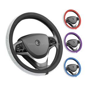 MELCO Rhinestone Bling Bing Glitter Diamond <span class=keywords><strong>volante</strong></span> cubierta para coche bmw - Product Image 1