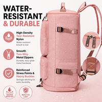 Sac de voyage multifonctionnel avec compartiment à chaussures, sac de sport imperméable pour la gym, les week-ends et les séjours d'une nuit
