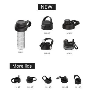 Bouteilles d'eau à double paroi isolées de 32 oz 40 oz en acier inoxydable incroyablement polyvalentes avec stockage au fond - Product Image 6