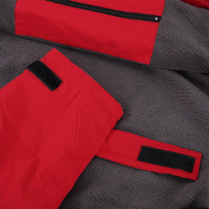 Kualitas tinggi Logo kustom lengan panjang anak dewasa tetap hangat berenang Parka jubah berubah tahan air - Product Image 4
