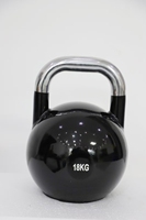 Kettlebell en caoutchouc avec revêtement en poudre, en fonte, pour la maison et la salle de sport – Vente en gros usine