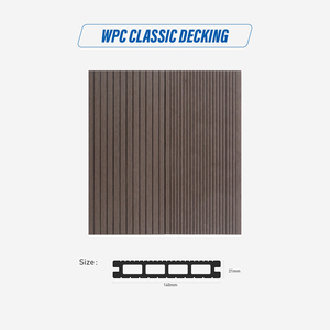 Đặc biệt cung cấp mới đổi mới dễ dàng cài đặt thời tiết kháng <span class=keywords><strong>WPC</strong></span> vật liệu sàn rãnh boong bảng bên ngoài decking <span class=keywords><strong>WPC</strong></span> - Product Image 3