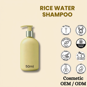 Lotion à l'eau de riz pour la croissance et le renforcement des cheveux, anti-chute, anti-pelliculaire, sans sulfate, nourrissante pour tous types de cheveux - Product Image 1