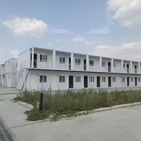 Casa Contenedor Desmontable Económica de 20 pies - Estructura de Acero Portátil con Características Impermeables y Resistentes a Terremotos para Uso Hotelero