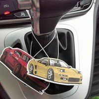 Accessoires de voiture, parfum frais, diffuseur d'air pour voiture en papier avec design personnalisé et emballage personnalisé