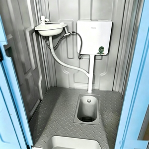 Inodoro Portátil Móvil Duradero a <span class=keywords><strong>Precio</strong></span> Mayorista, Baño Público Exterior, Caja de WC de Plástico Químico HDPE Engrosado, Baño Prefabricado Exterior - Product Image 2