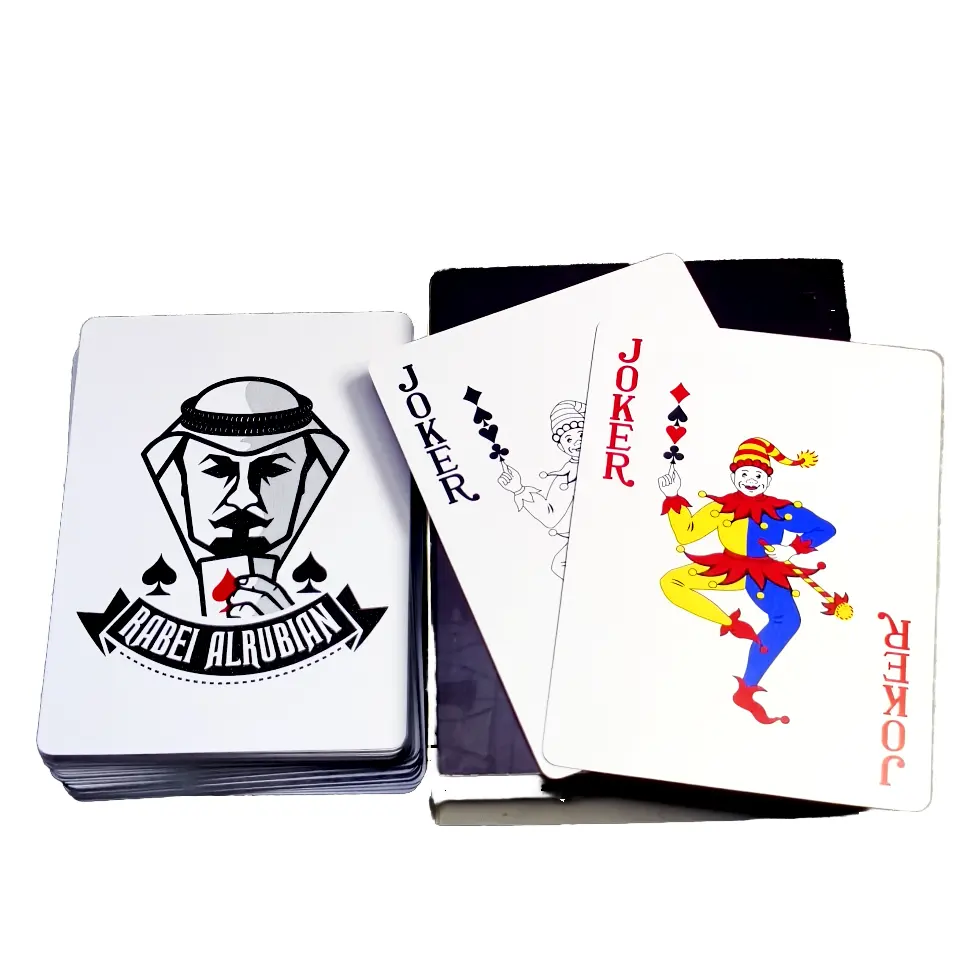 Low Wholesale Retail Waterproof Playing Cards Made of Plastic with Digital and Offset Printing Low Minimum Order Quantity