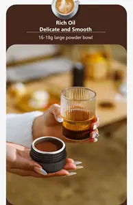 コーヒーツールポータブルトラベルピクニックエスプレッソマシンハンドプレスマニュアルコーヒーメーカーカプセルグラウンドコーヒーブリューワー