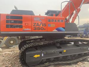 Excavadoras Hidráulicas Hitachi ZX350 35T de Bajo Custo Horario, Fabricadas en Japón, de Segunda Mano, con Accesorio de Pulgar y Martillo Hidráulico - Product Image 3