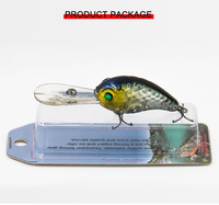 Appâts artificiels faits à la main en plastique ABS Nouveau design Longue lèvre Appâts de plongée profonde Leurre de pêche à l'achigan Pesca Crankbait Leurre de pêche