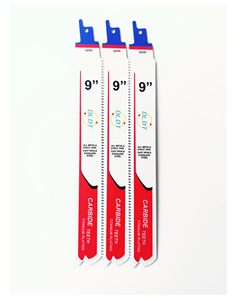 Lames de <span class=keywords><strong>scie</strong></span> <span class=keywords><strong>sabre</strong></span> à pointe carbure de 8 pouces, qualité industrielle, épaisses et robustes, pour la coupe du métal, de l'acier et du fer - Product Image 1