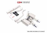 Tubos de Escape Catback de Acero Inoxidable de Alto Rendimiento CGW 3D Scan CNC Mould para Ford Explorer 2.3T 2020-