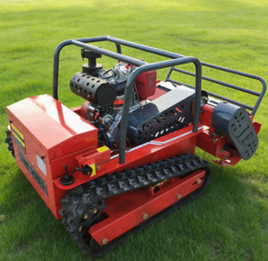 Tondeuse à gazon industrielle sur chenilles, largeur de coupe 800mm 1000mm, télécommandée, levage hydraulique, tout-terrain, moteur 4 temps - Product Image 4