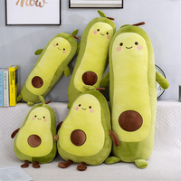Novel Fruit Vorm Kussen Fruit Kussens Home Decor Soft Gevulde Dieren Speelgoed Avocado Pluche Kussen Verjaardag Voor Meisjes