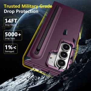 Nouvel arrivage 2025 protection d'écran en verre trempé pour appareil photo béquille <span class=keywords><strong>stylet</strong></span> fente pour étui de téléphone housse pour <span class=keywords><strong>samsung</strong></span> <span class=keywords><strong>Z</strong></span> <span class=keywords><strong>Fold</strong></span> 7 6 5 4 <span class=keywords><strong>3</strong></span> - Product Image 4