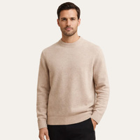 Pull tricoté personnalisé pour homme, style rétro, anti-plis, fabrication ODM, marque privée, faible quantité minimale de commande