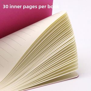 X515-1 <b>A5</b> A6 Classic Rainbow Color Solid Paper Office Notebooks Student Exercise Books Lined Grid Pages UV Printed Portable - Product Image 4