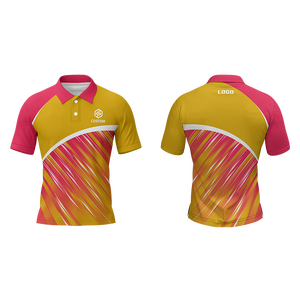 Polo original personnalisé pour hommes et femmes Chemise de golf colorée par sublimation Polo imprimé - Product Image 2
