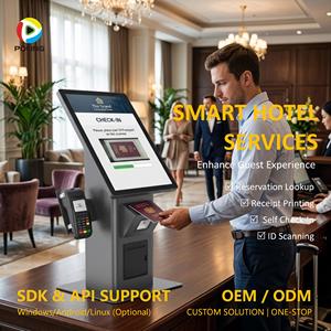 Kiosque d'information luxueux pour hall d'hôtel avec scanner de <span class=keywords><strong>passeport</strong></span>, distributeur et enregistrement sans espèces - Product Image 1