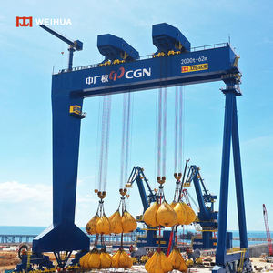 رافعة جسرية لبناء السفن ، 80 طن ، رافعة جسرية لبناء السفن مثبتة على السكك الحديدية الثقيلة للبيع - Product Image 2