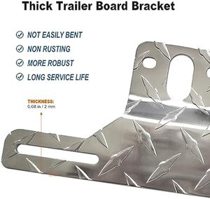 Marco de soporte para <span class=keywords><strong>matrícula</strong></span> de <span class=keywords><strong>remolque</strong></span>-Soporte de aluminio resistente para camiones, remolques, vehículos recreativos, barcos - Product Image 4