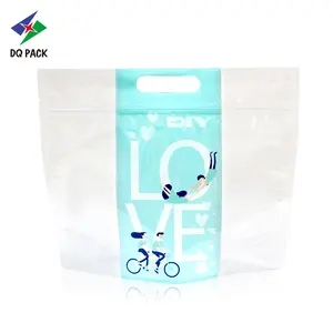 DQ PACK Custom Matte Finish Recyclable Plastic Bag Bolsa Doypack Stand Up Packaging Pouch