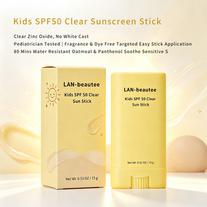 SPF50 <strong>Moisturiser</strong> Sun Stick Hydrating Sunscreen Stick UV Protection Lightweight Invisible Portable Waterproof Sweat Resistant - Product Image 4