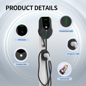 Chargeur mural pour véhicule électrique AONENG 3,5 kW 7 kW 22 kW Type 2 OCPP 1.6J IP 65 Wallbox pour voiture - Product Image 2