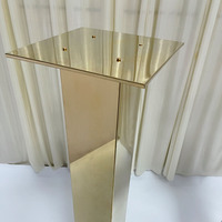 Gold Silber Metall Blumenständer als Tischdekoration für Hochzeiten Hoher Metall Blumenständer Vase als Tafelaufsatz