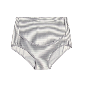Culotte taille haute en <span class=keywords><strong>coton</strong></span> pour femmes, lingerie de maternité respirante et ajustable - Product Image 4