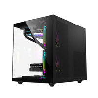 AntarcChill Factory OEM ODM Gaming PC Case With Fanz Micro ATX SPCC Tempered Glass USB3.0 Computer Case