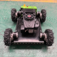 Tondeuse à gazon autotractée 4x4 à roues de 550 mm, moteur essence 4 temps 224 cm³, télécommandée, pour ferme et verger, certifiée CE EPA, DIY, vente en gros