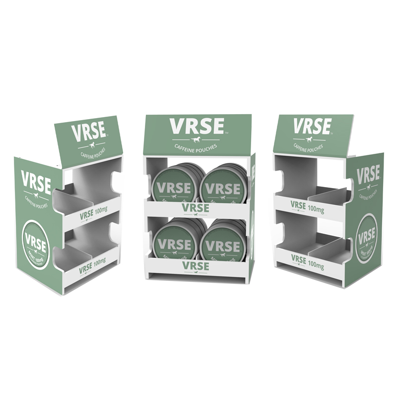 Apache Custom Light-Duty & Easy to Assemble PVC Counter Tobacco Display Racks for Retail & Smoke Shop