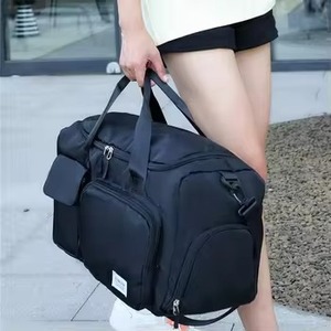 Sac de voyage unisexe de grande capacité, fourni par l'usine, avec logo personnalisé, en tissu Oxford imperméable, fermeture éclair tendance, sangle réglable durable - Product Image 2