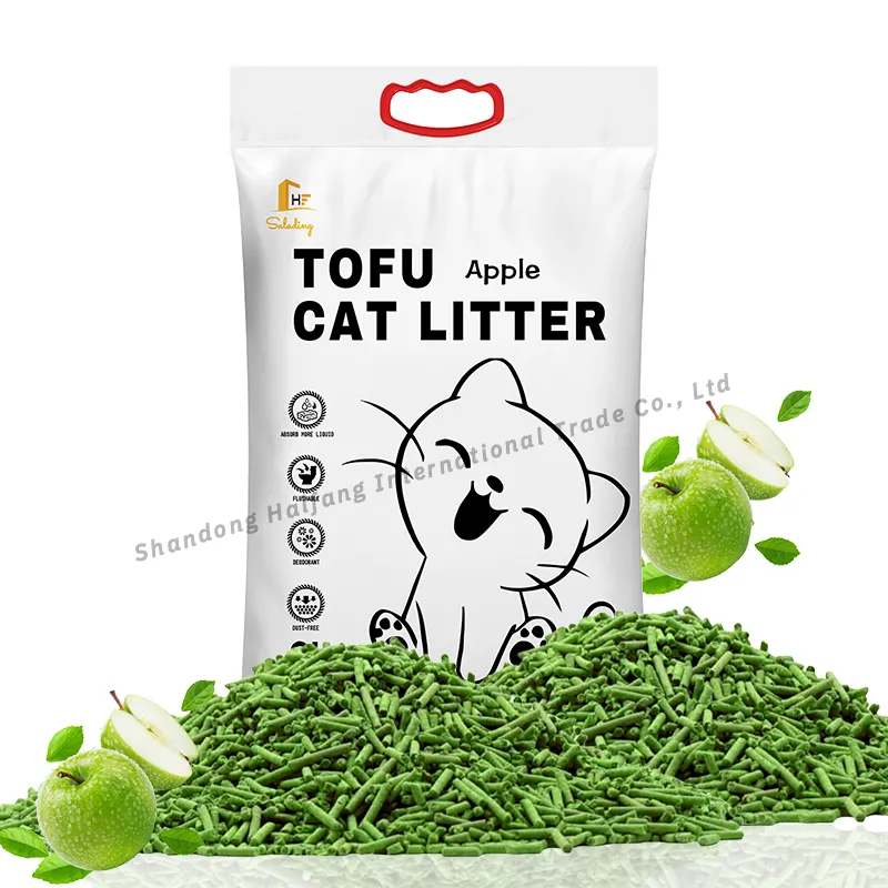 Quality Economical Super Fast Moisture Absorption Flavor Strip Shape Cat Litter Strong Clumping Tofu Cat Litter Factory Natural