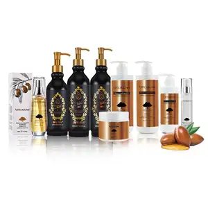 OEM ODM Best Formula Hair Keratin Treatment organic argan oil sulfate free Shampoo and Conditioner for Salon Daily Use