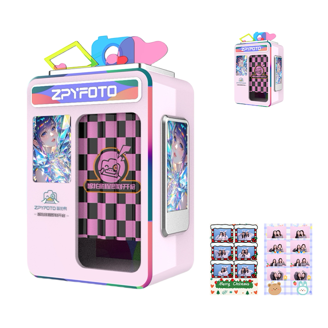 Self Service Vending Machine Photobooth Selfie Korean Photo Booth Kiosk Photobooth/Photobooth Tent/Party Photobooth