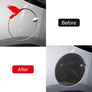 Pour <span class=keywords><strong>Ford</strong></span> <span class=keywords><strong>PUMA</strong></span> 2019-2024 Accessoires extérieurs de voiture Couvercle de réservoir de carburant en ABS Style fibre de carbone - Product Image 3